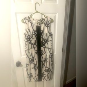 London Times Dress black and white classic classy size